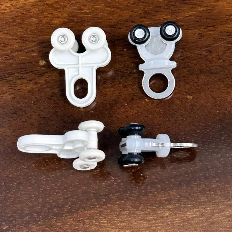 Plastic Nano Silent Curtain Track Pulley, Four