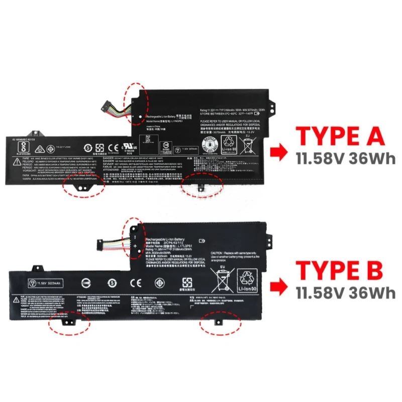 Nieuwe L17c3p61 L17l3p61 L17m3p61 Batterij Voor Lenovo Yoga 320-11 520-12 720-12ikb 81b5 Ideapad 320S-13ikb 81ak Xiaoxin Chao 7000-13