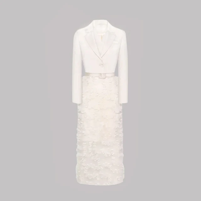 

Spring Autumn Suit Dress Women 2 Piece Set Blazer with Belt Women Straight Pencil Dress for Women Suits