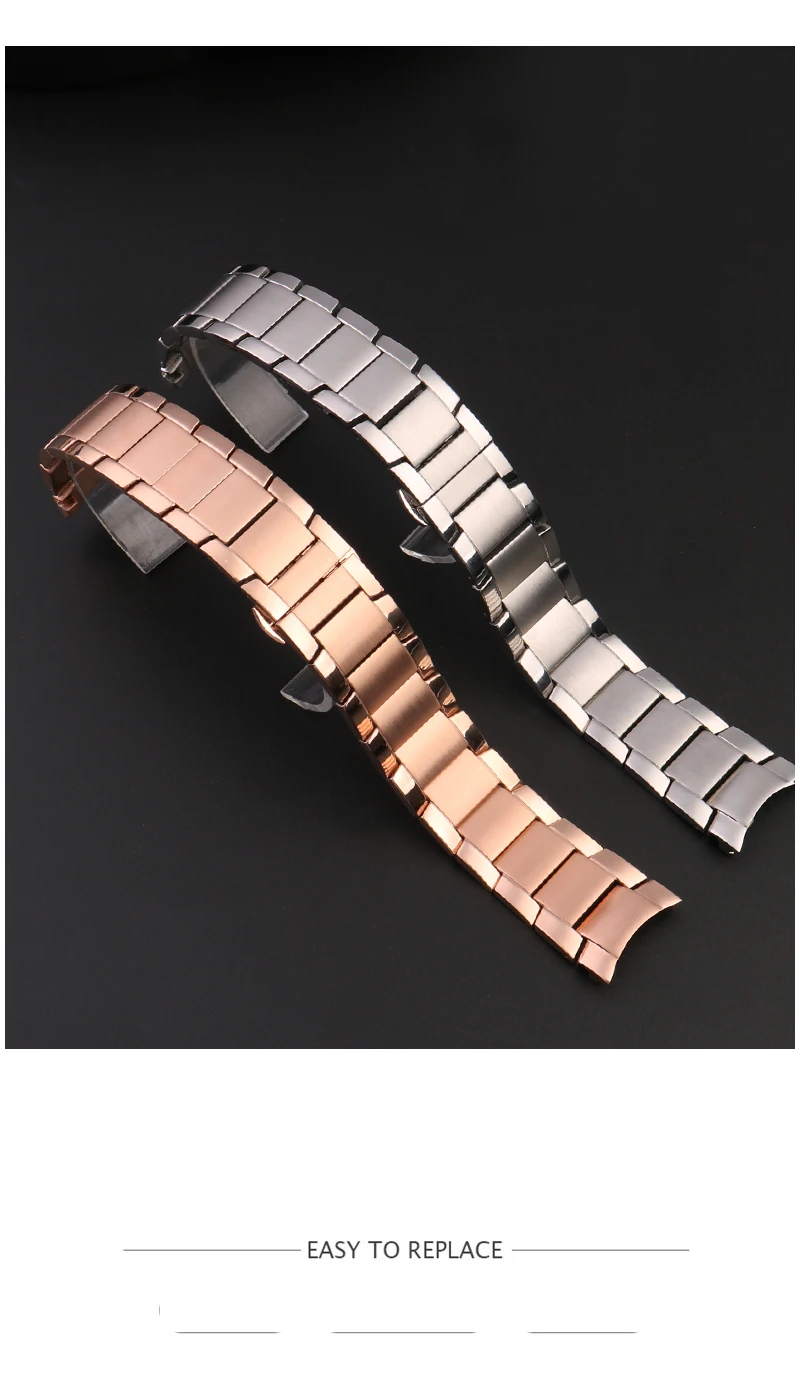 dourada, fivela borboleta, bracelete fino, 22mm, AR2452, AR2453, AR2448