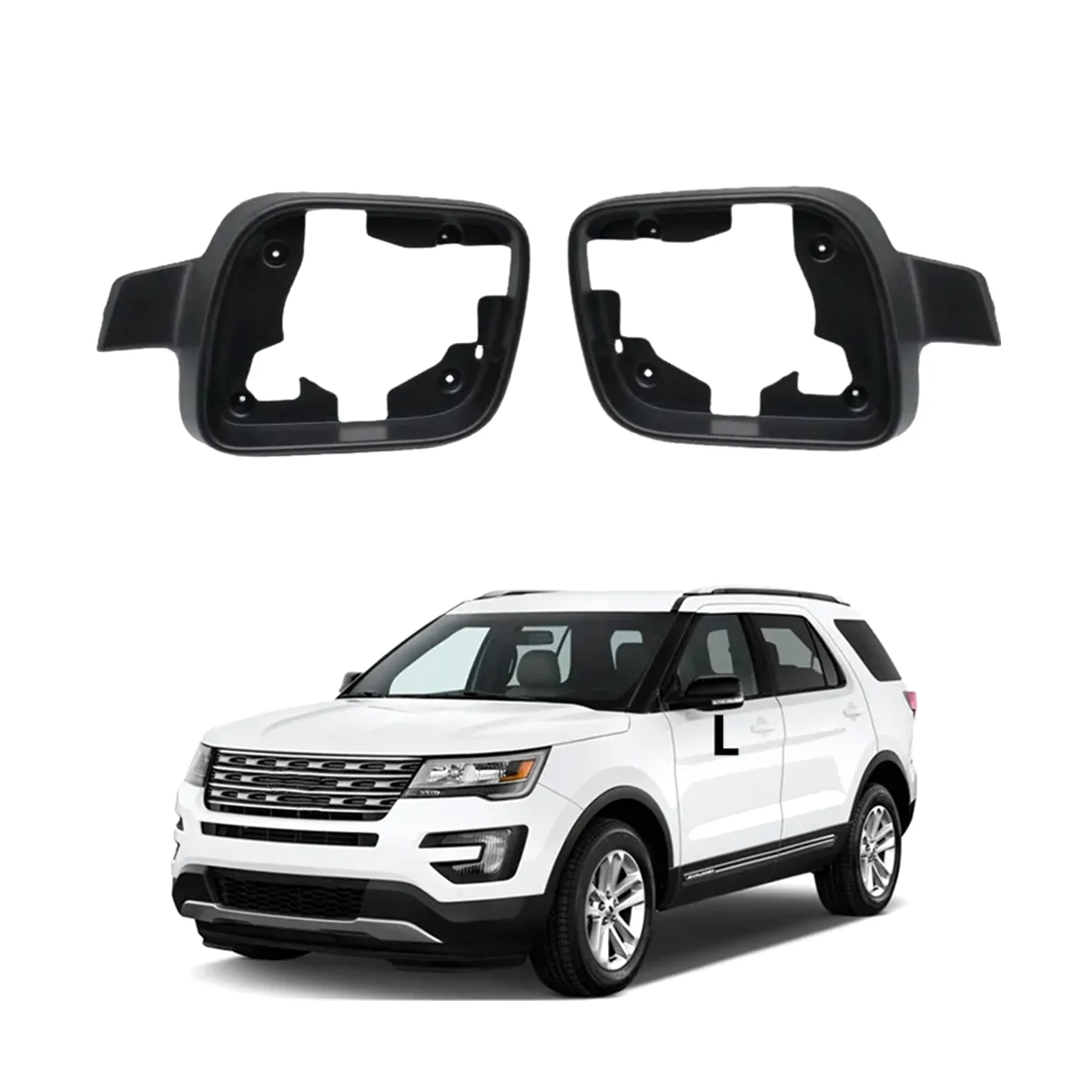

Right Side Mirror Frame Housing Trim for Ford Explorer 2011-2019 US Version