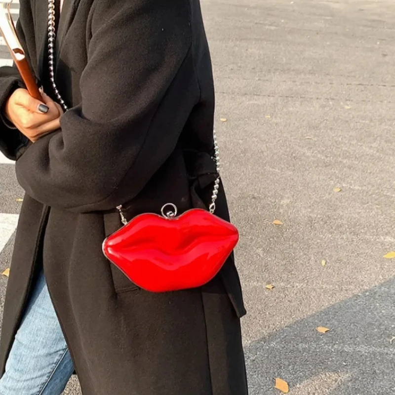Evening Bags Women Luxury Chain Shoulder Bag Mini Lipstick Purse Transparent Acrylic Tote Bag Trend Handbag