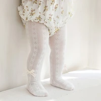 Collants d'été en maille fine pour bébés garçons et filles de 0 à 8 ans, collants en coton doux pour bébés en bas âge, bas transparents respirants pour nouveau-nés 3