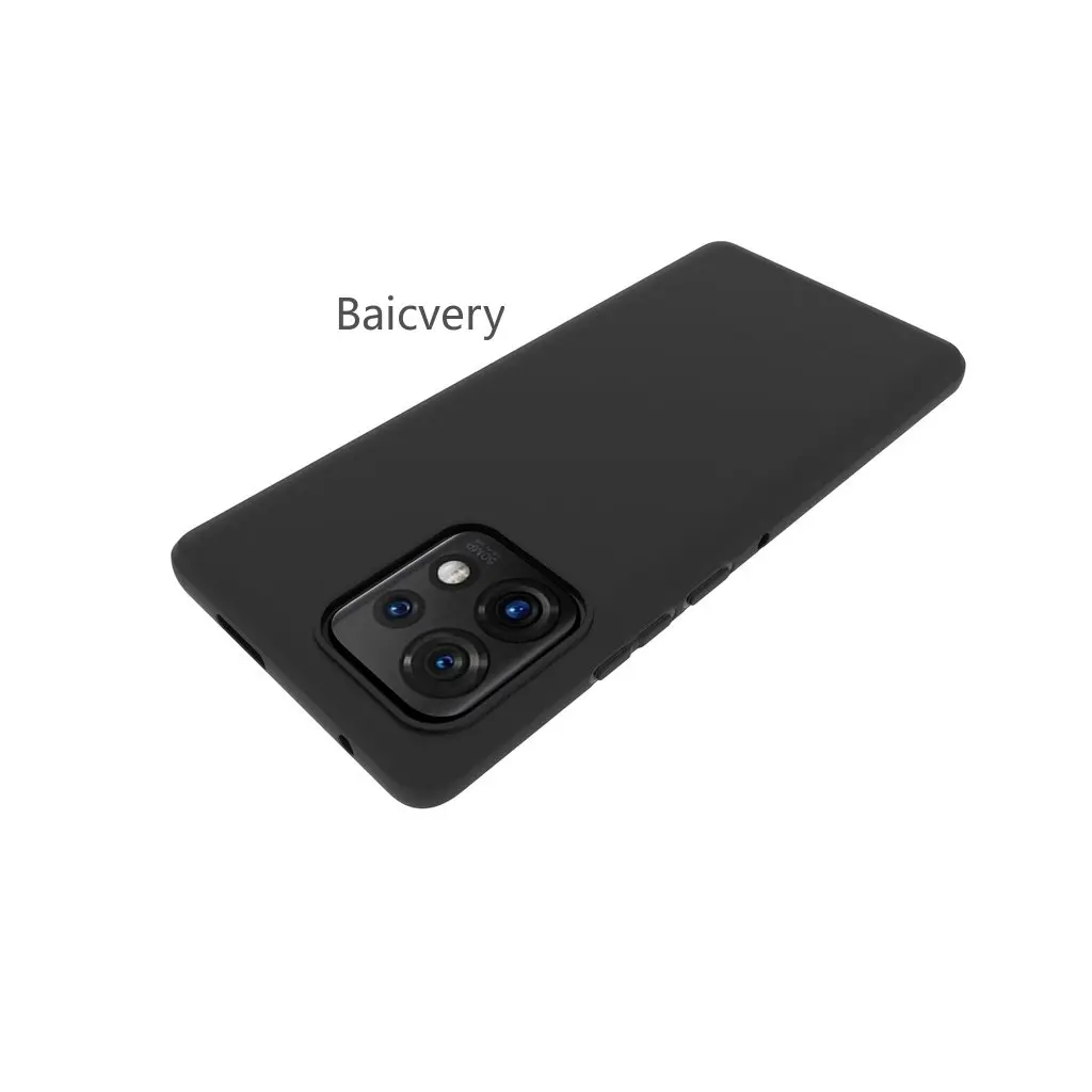 2023 Vendita Calda Per Motorola X40 5G Per Moto X40 Pro/Per Edge 40 Pro Per Edge + 2023 Custodia Per Telefono Cover Posteriore In Tpu Nero Morbido