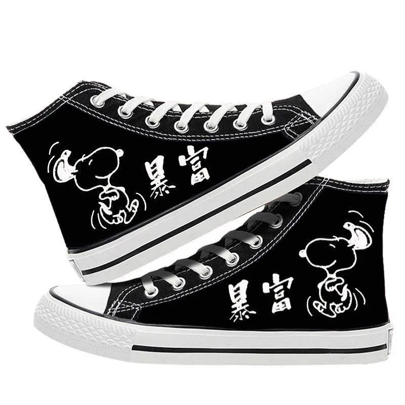 Snoopy peripheral spring and autumn thin high-top breathable