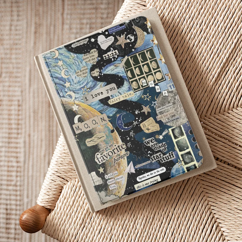 Twosheep Collage Style Magnetic Core Case Hülle für Boox Go6 GenII Go6 Poke7 Poke6 Poke5 mit Auto-Wake-Funktion, schlanke Schutzhülle – Detail 1