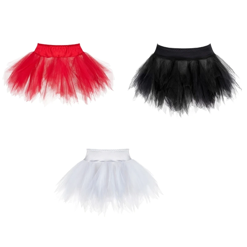 

Woman Tutus Skirt Short Mini Skirts Adult Ballet Dancewear Performances Skirt
