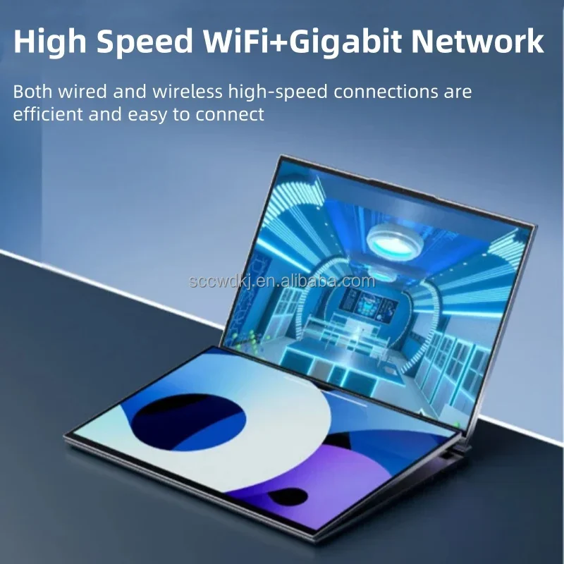 16 Inch IPS Screen + 16 Inch Cores 8 DDR4 RAM 16G 32G 64G Dual Touch Screen Laptop Computer for College Student