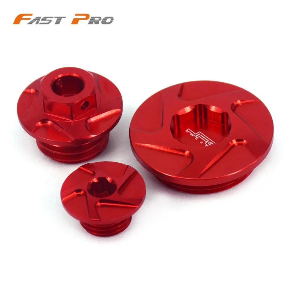 Engine Timing Oli Filter Cover Plugs Screw Bolts Set CNC For HONDA CRF150R CRF250R CRF450R CRF450X Super Cub 125 CA125A ABS