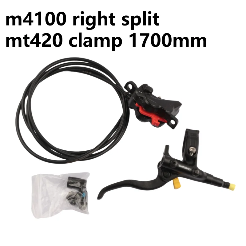 Shimano Brake BL-M4100 BR-MT420 Right 1650mm 1700mm Left 850mm Hydraulic Disc Brake Caliper With Resin Pads MTB Original