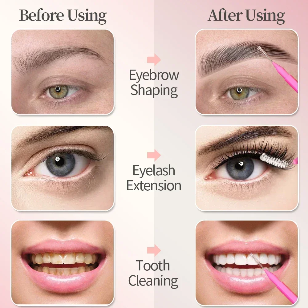 5/10/50 قطعة فرشاة الحاجب الصغيرة الحاجب بيرم فرشا...