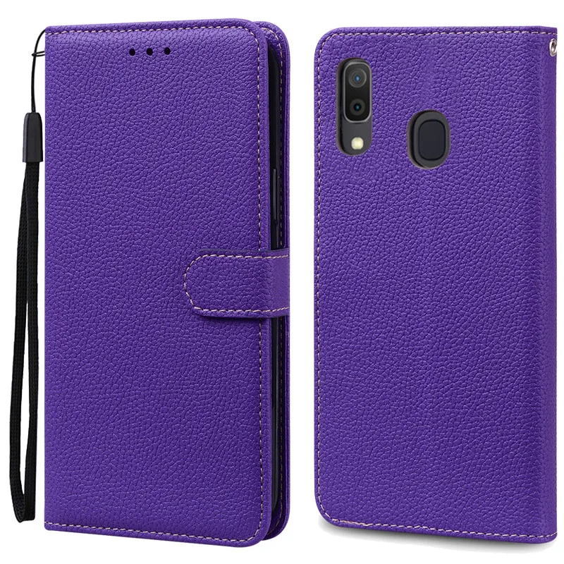 Leather Wallet Flip Case for Samsung Galaxy A40 - Stylish and Protective Cover