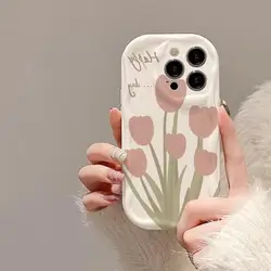Tulip Flower Soft Phone Case Cover for RealmeC25Y(C21Y) (S7781)