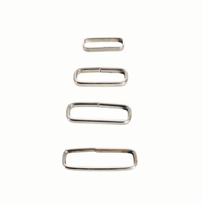 Wholesale Lot of Polished Stainless Steel Silver Ring Loops - 100PCS