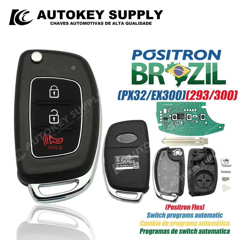 Per Hyundai Positron Flex sistema di allarme chiave remota di alta qualità,-doppio programma PX32 EX300 330 360 AKBPCP094 AutokeySupply - Sf669288cf8db490c832ce047181f80738