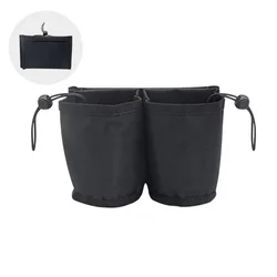 Durable Free - Hand Travel Luggage Drink Holder (Black)