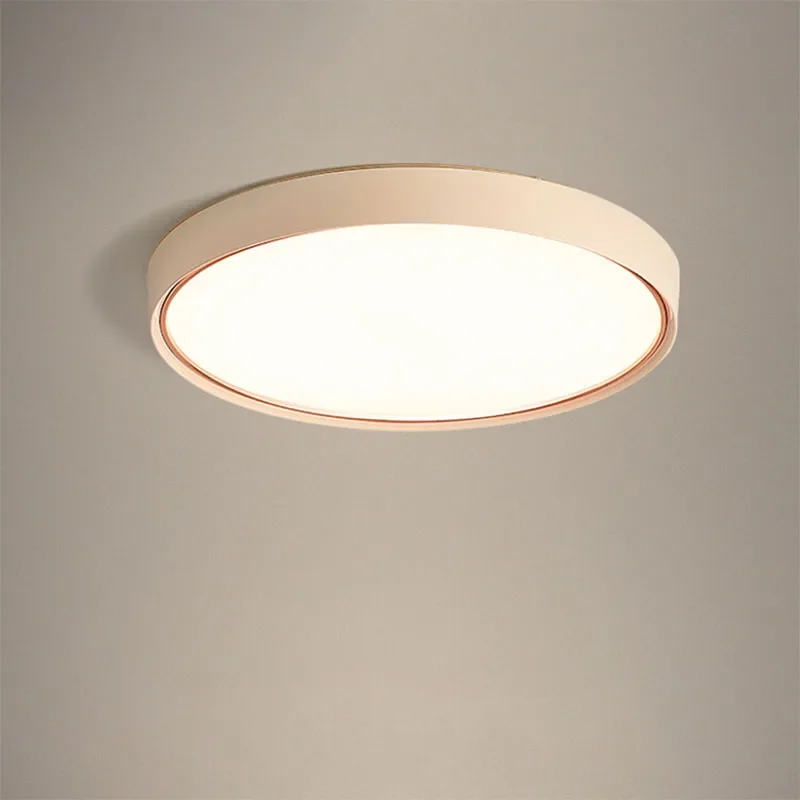 Modern LED Round Ceiling Lamps For Living Room Bedroom Study Room Ceiling Light Macaron style Home Decoration Lighting Fixture