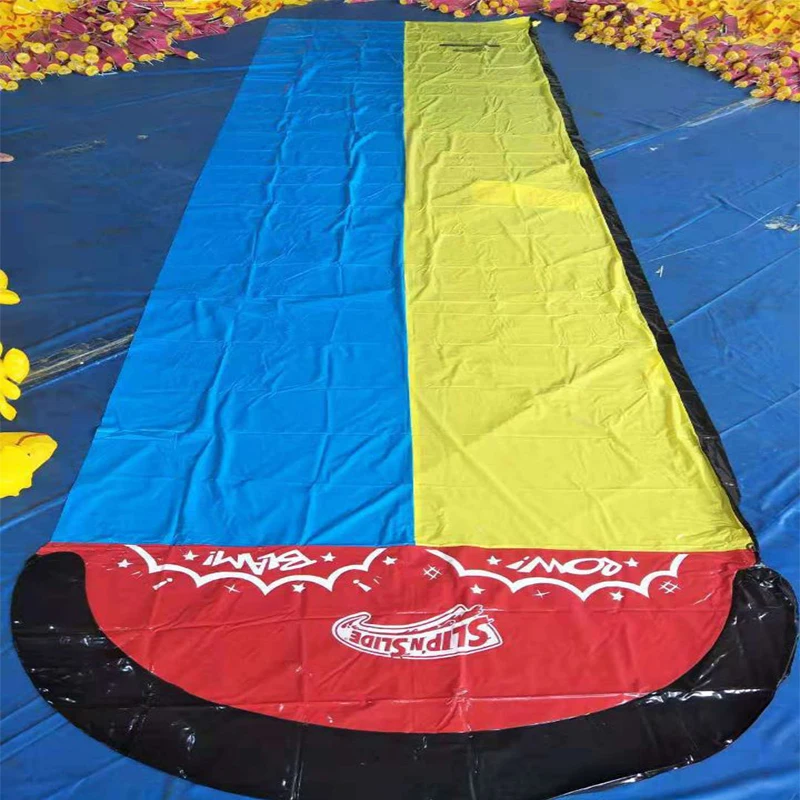 Inflatable Lawn Water Slide Waterslides Water Toy With Sprinkler for Backyard Outdoor Water Slip Slide Pad Summer Toys for Kids 6