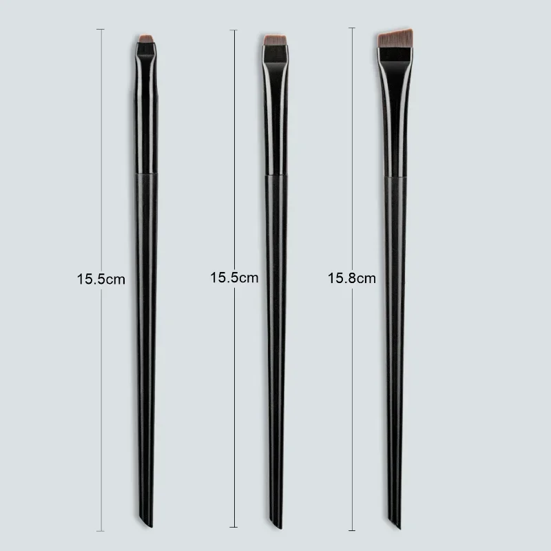 3pcs/set Blade Eyeliner Brush Eyebrow Brush Portable Flat Fine Eye Liner Brow Contour Makeup Brushes Makeup Tool makeup brush set makeup brush makeup tool set makeup tool