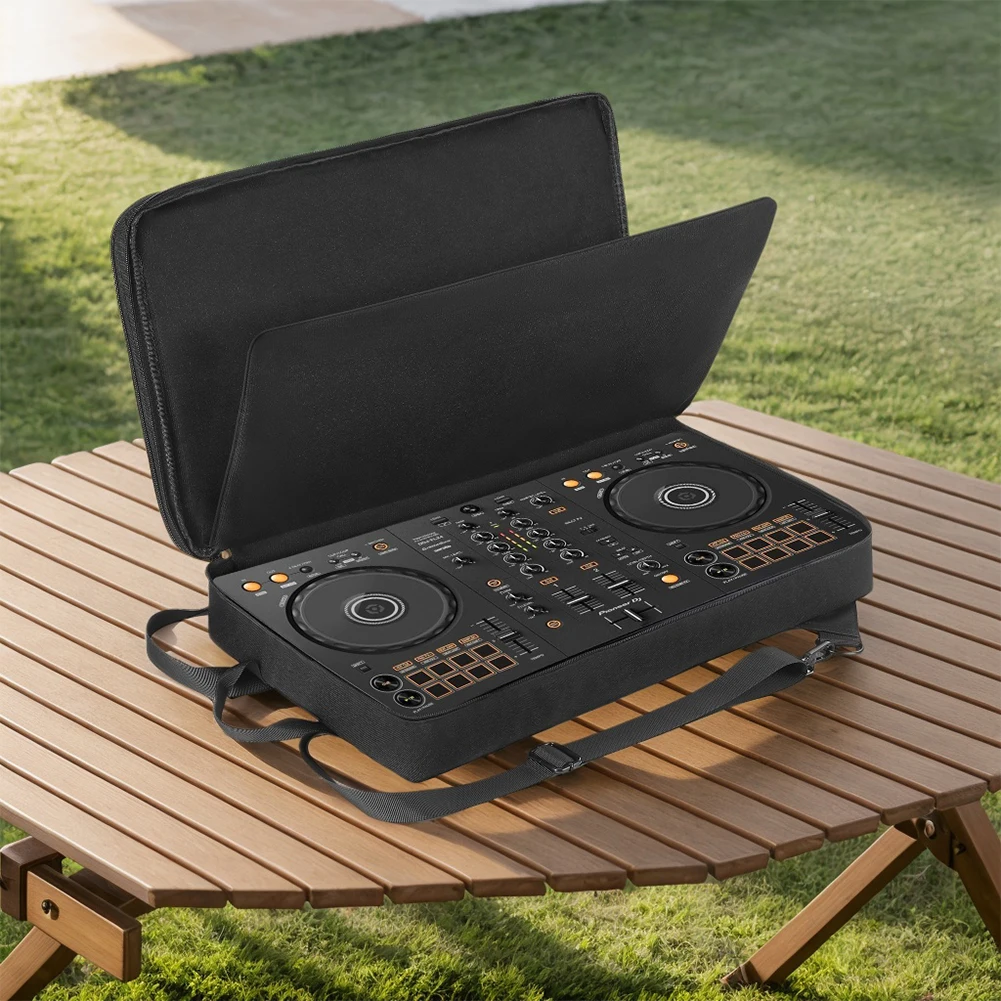 Zaino DJ per Pioneer DDJ-400 DDJ-FLX4/Roland DJ-202, borsa da trasporto portatile, custodia antigraffio con tracolla regolabile - immagine 2
