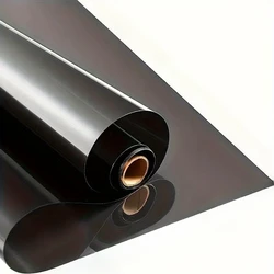 Reflective Privacy Window Tint Film - Self - Adhesive Sun and UV Blocking Decor (Black - 40 200cm)