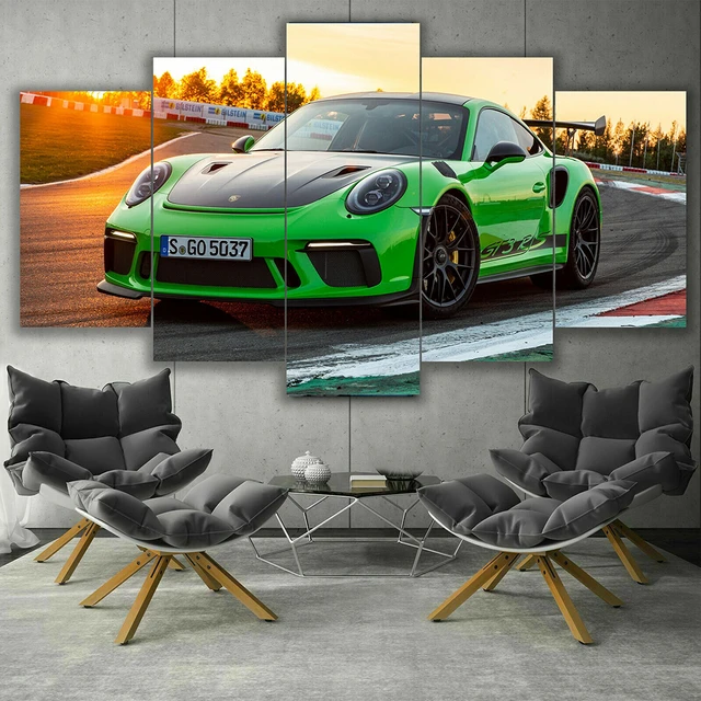 Em promoção! Carro Esportivo Porsche 911 Supercarro De Arte Do Cartaz Tela  De Pintura, Arte De Parede De Impressão De Imagem Para A Sala De Decoração  De Casa Moderna Cuadros