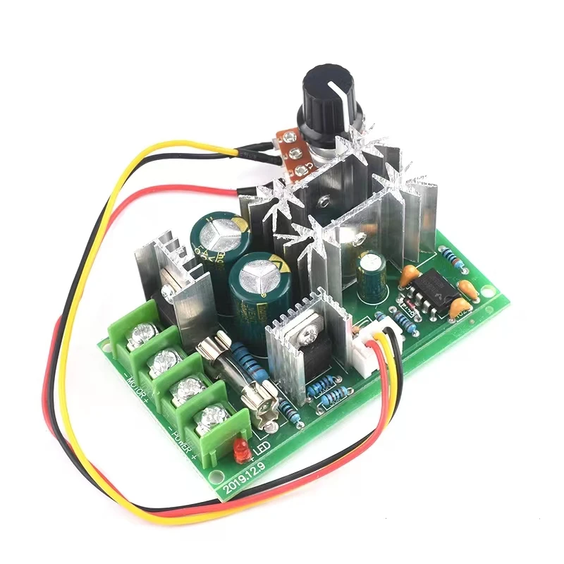 

PWM DC Motor Speed Controller Switch DC 20A Current Voltage Regulator 10-60V PWM High Power Drive Module 60A 12V 24V 36V 48V