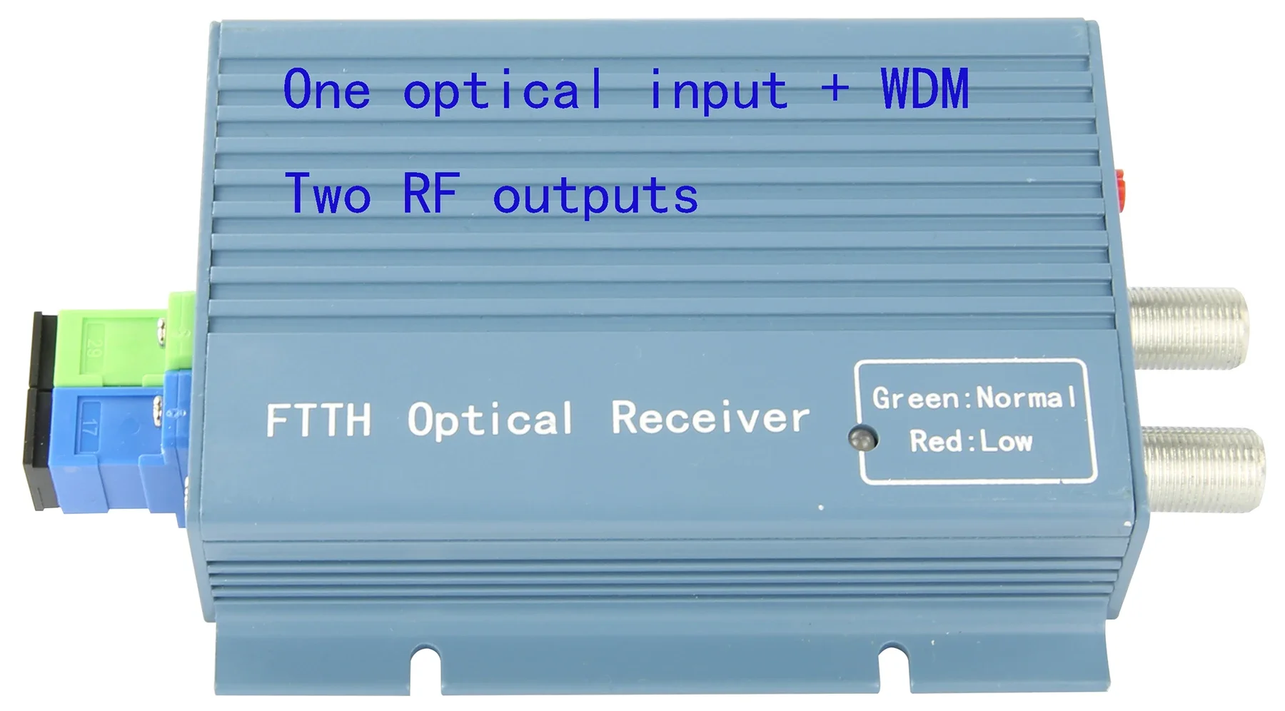 free shipping FTTH  optic receiver, SC/APC optical signal to RF signal converter, 1550NM optical receiver
