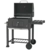 Oversize Charcoal Grill Easy Clean with Extra Large Cooking Area BBQ Grill For Outdoor Camping and Family Frends Gathering Black 3