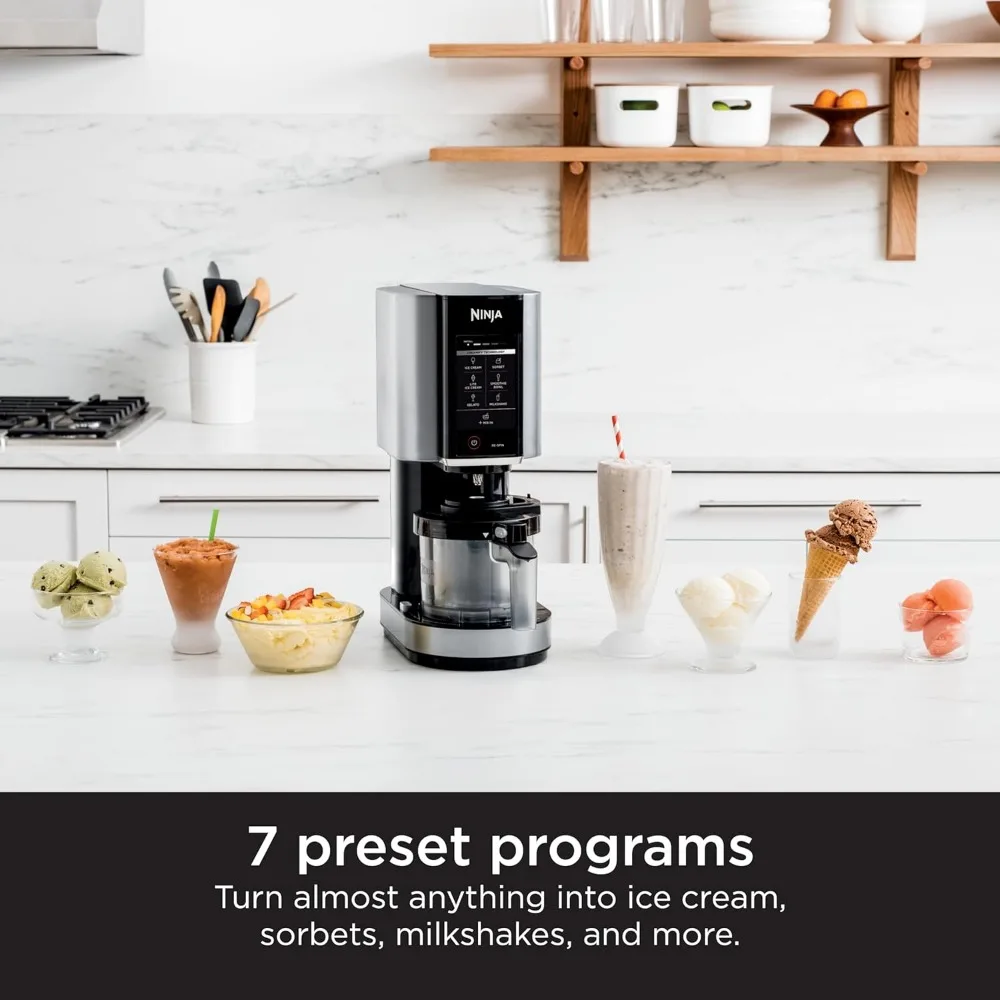 NC301 CREAMi Ice Cream Maker, for Gelato, Mix-ins, Milkshakes, Sorbet, Smoothie Bowls & More, 7 One-Touch Programs 4