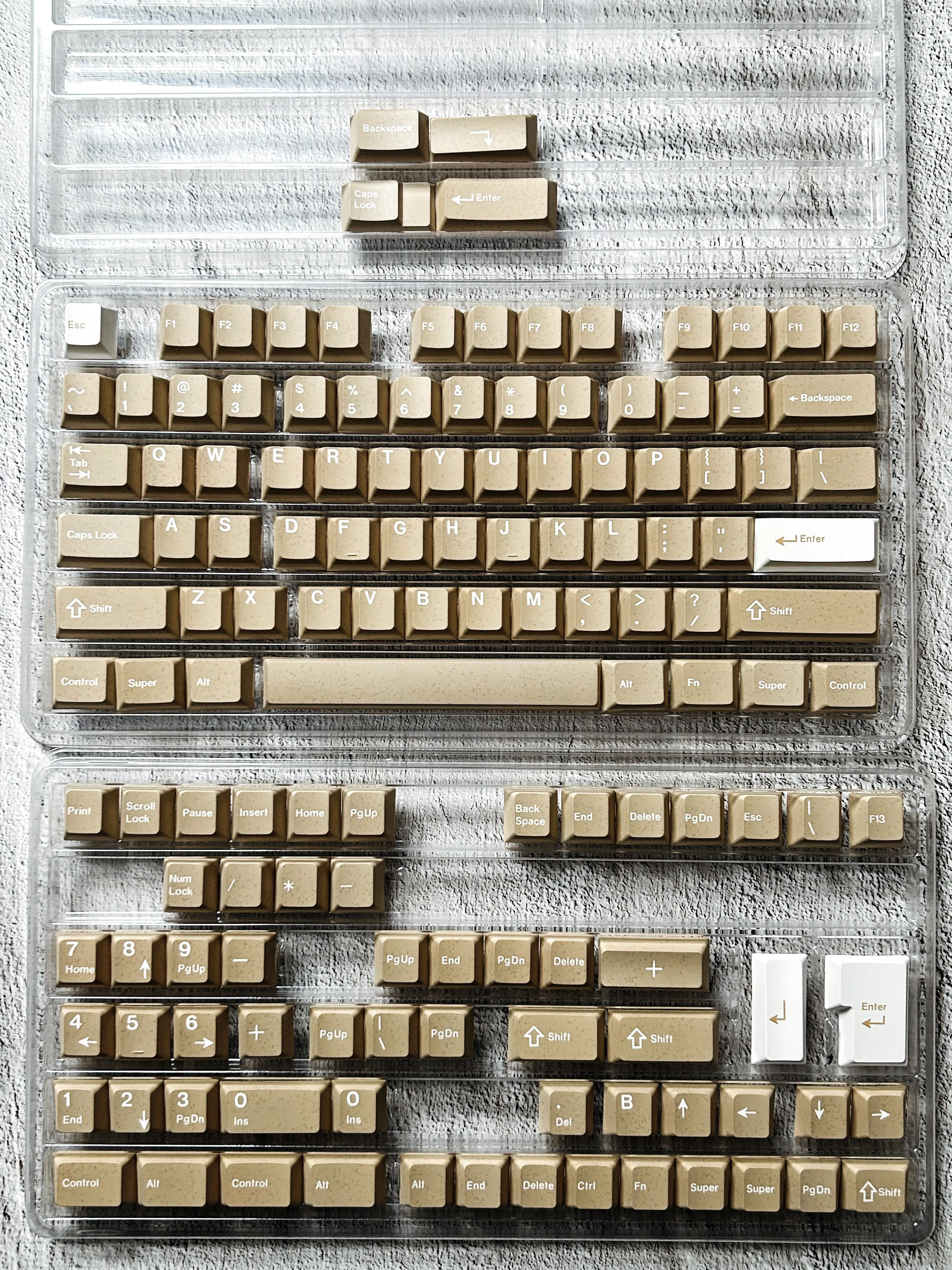 Teclado mecânico Dune PBT, GMK 142 Keycaps,