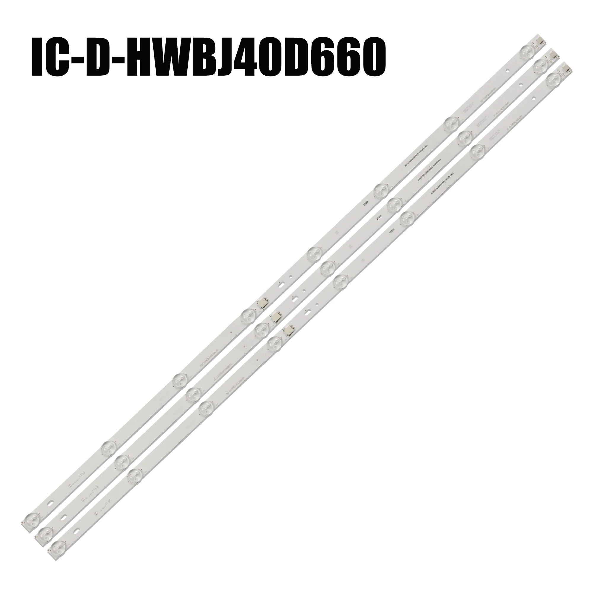 Tira Conduzida para 40 Polegada tv Ic-d-hwbj40d660 Tela V400hj9-md1 para Panasonic Tx40es400b Tx-40es500b Tx-40fs503b Tx-40esw504b Peças