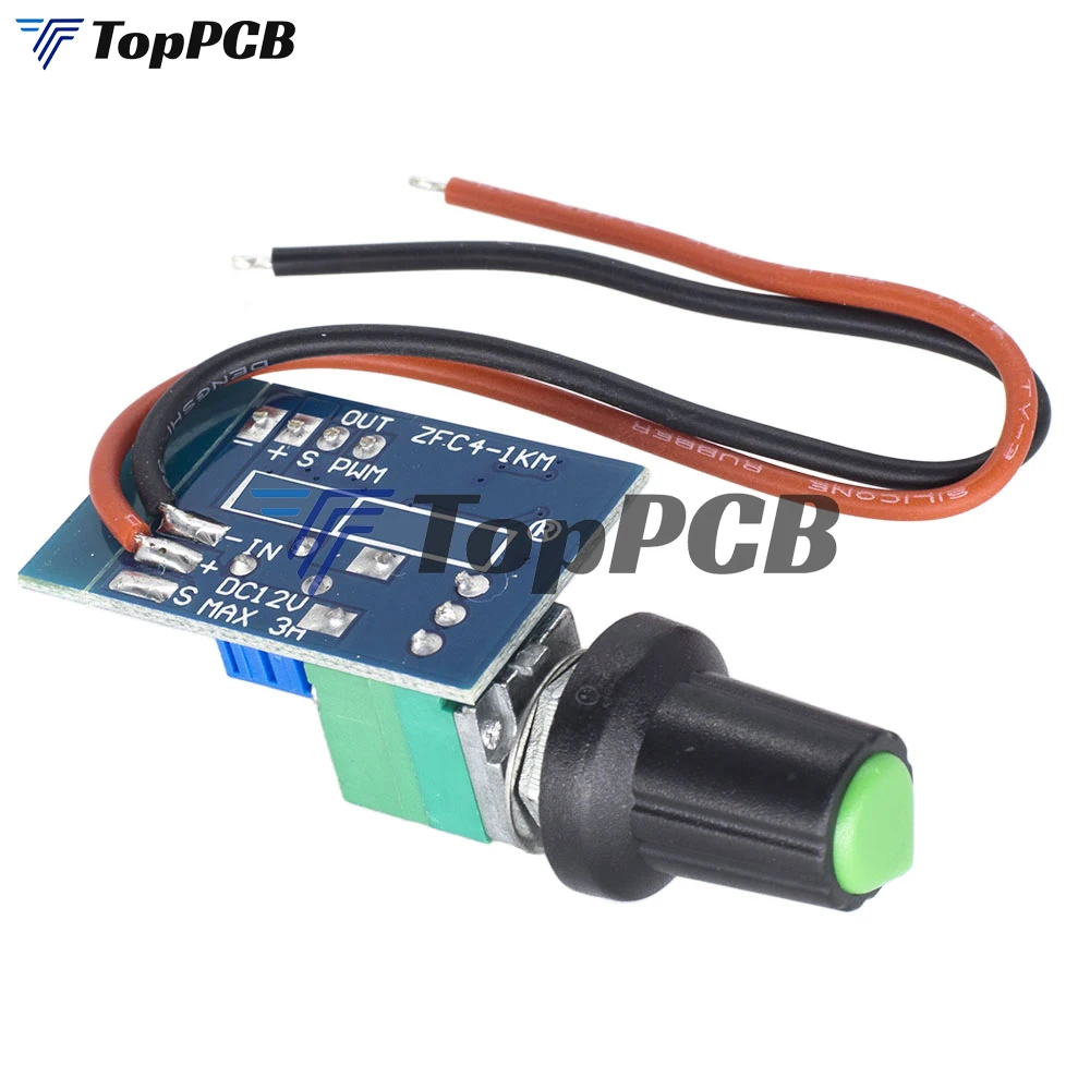 DC 12V PWM Fan Speed Control Switch Module 4 Pin PC Chassis