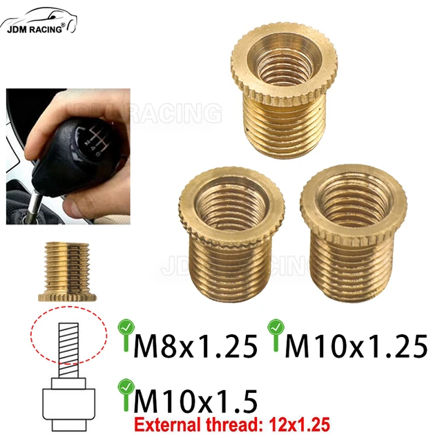 Universal Auto Auto Gear Stick Shift-Shifter Knob Boot Retainer Schraube  Adapter M8X 1,25 M10X 1,25 M10X 1,5 Gewinde Shift knopf Adapter - AliExpress