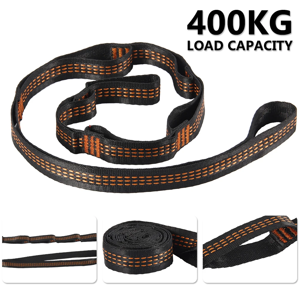 2Pc Hammock Straps Max Bearing 882 lbs 2