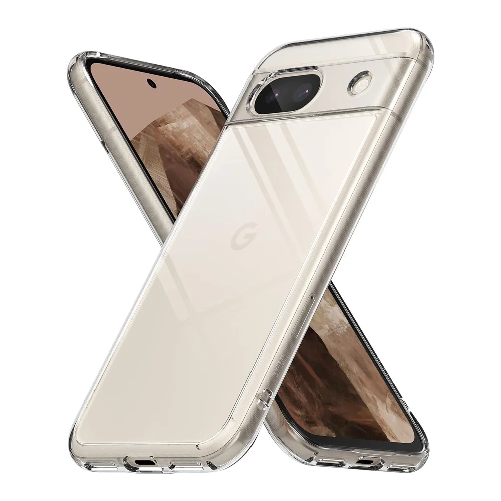 Мягкая ТПУ Рамка и Прозрачная Жесткая задняя крышка Ringke Fusion для Google Pixel 8a