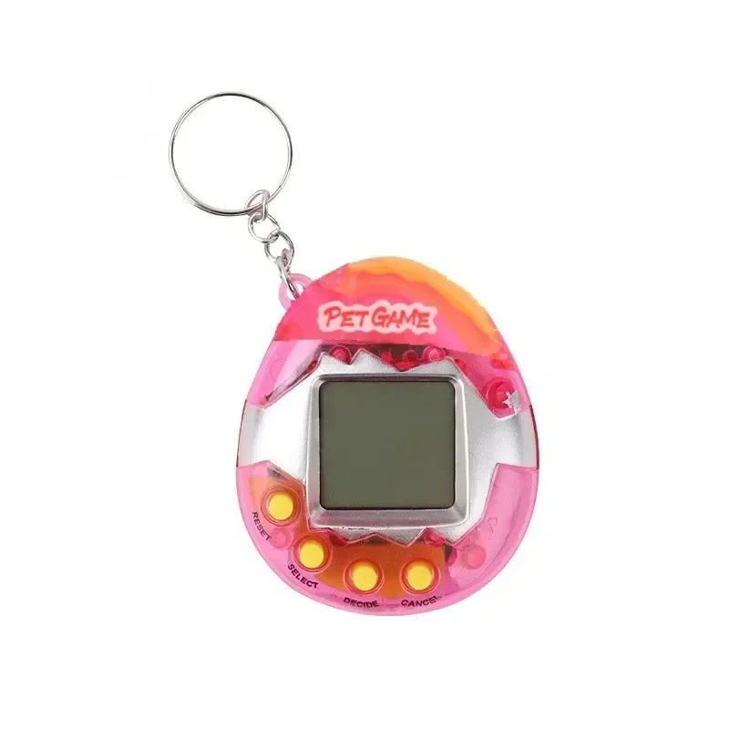 3Pcs Transparent Electronic Pets 90S Nostalgic 168 Pets In One Virtual Cyber Digital Pet Toys Pixel Funny Play Toys