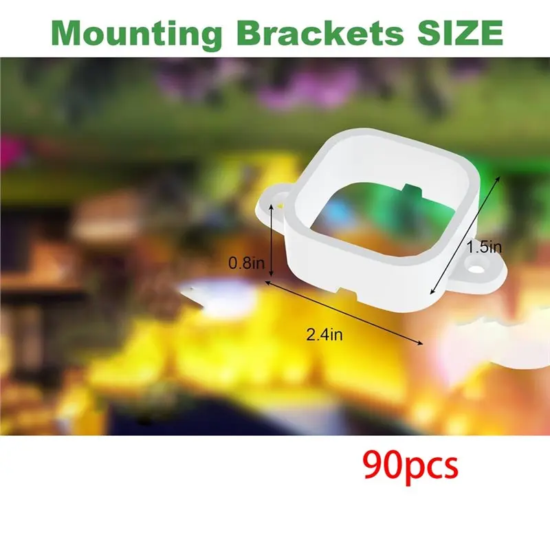 Govee H706 램프 클립용 AA51 LED 조명 장착 브래킷 야외 램프 클립 램프 장착 클립