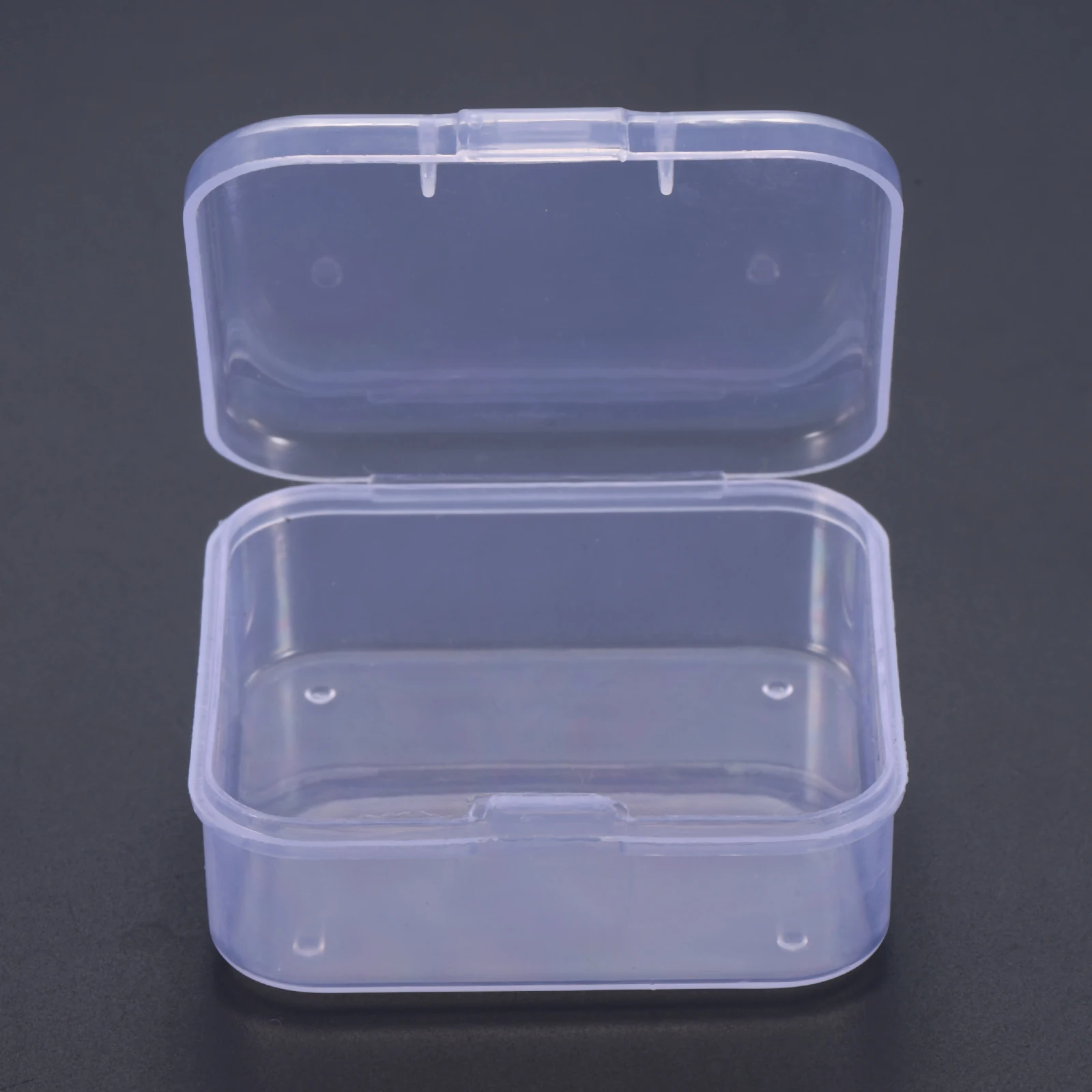 

50Pcs/lot Multi Sizes Transparent Plastic Storage Box Small Items Case Jewelry Beads Container Multifunction for DIY Art Craft