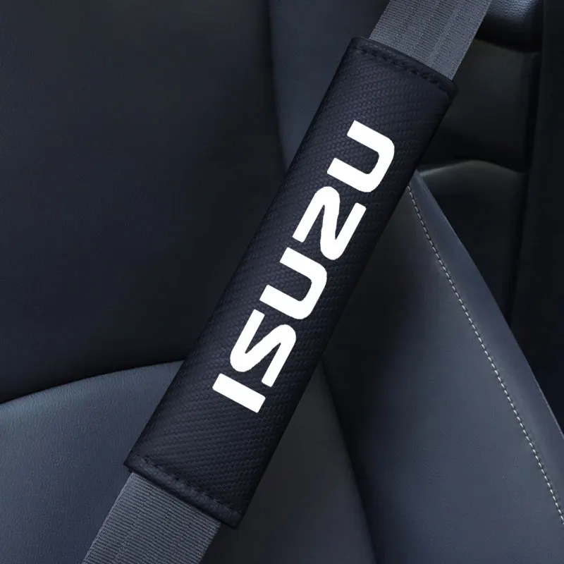 Car seat belts Comfort strap shoulder protector for Isuzu D-MAX D MAX Dmax I II PANTHER ASCENDER WFR NFR ATV TROOPER Accessories