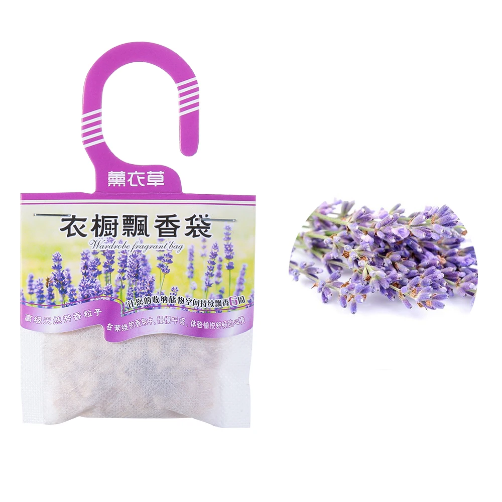 1Pc Lemon Lavender Rose Osmanthus Air Fresheners Natural Fragrances Hanging Spices Bag Wardrobe Deodorizing Paper Sachet Cabinet deodorant sachet bags fragrance bags