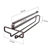 Iron Ambry Cup Holder Without Perforation Upside Down Waterlogging Glass Cup Holder Hanging Wine Cup Storage Kitchen Organizer 6