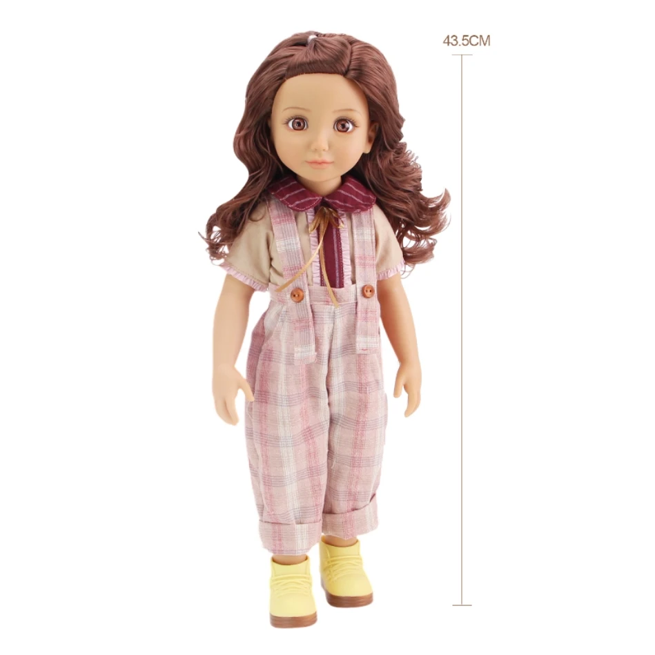 17 Inch Doll Toys,Realistic Fashion Vinyl Figures Doll Toys for Kids,Girls Birthday Collection Gifts - 6