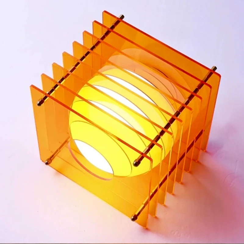 Artistic Acrylic Rechargeable Desk Lamp – Decorative Ambient Night Light 5
