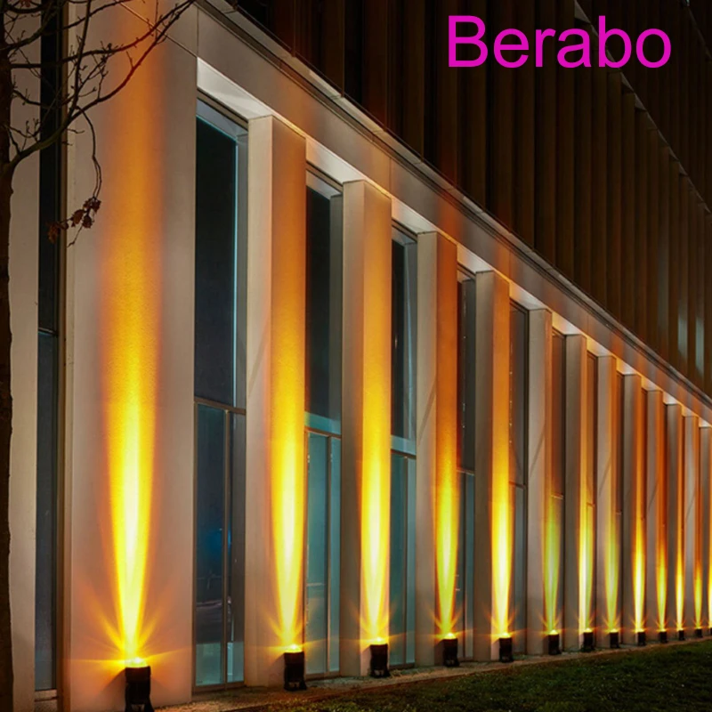 LED-RGB-Flutlicht für den Außenbereich, 110 V, 220 V, 10 W, wasserdichter Scheinwerfer mit schmalem Abstrahlwinkel, Landschaft, Straße, Garten, quadratische Flutlichter – Detail 18