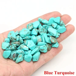 Natural Stone Crystal Chips for Healing and Home Decor (Blue Turquoise)
