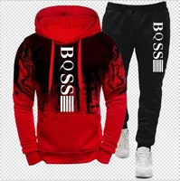 Ensemble à capuche d'hiver, pantalons, vêtements de jogging décontractés, vêtements de sport, vêtements de sport 1