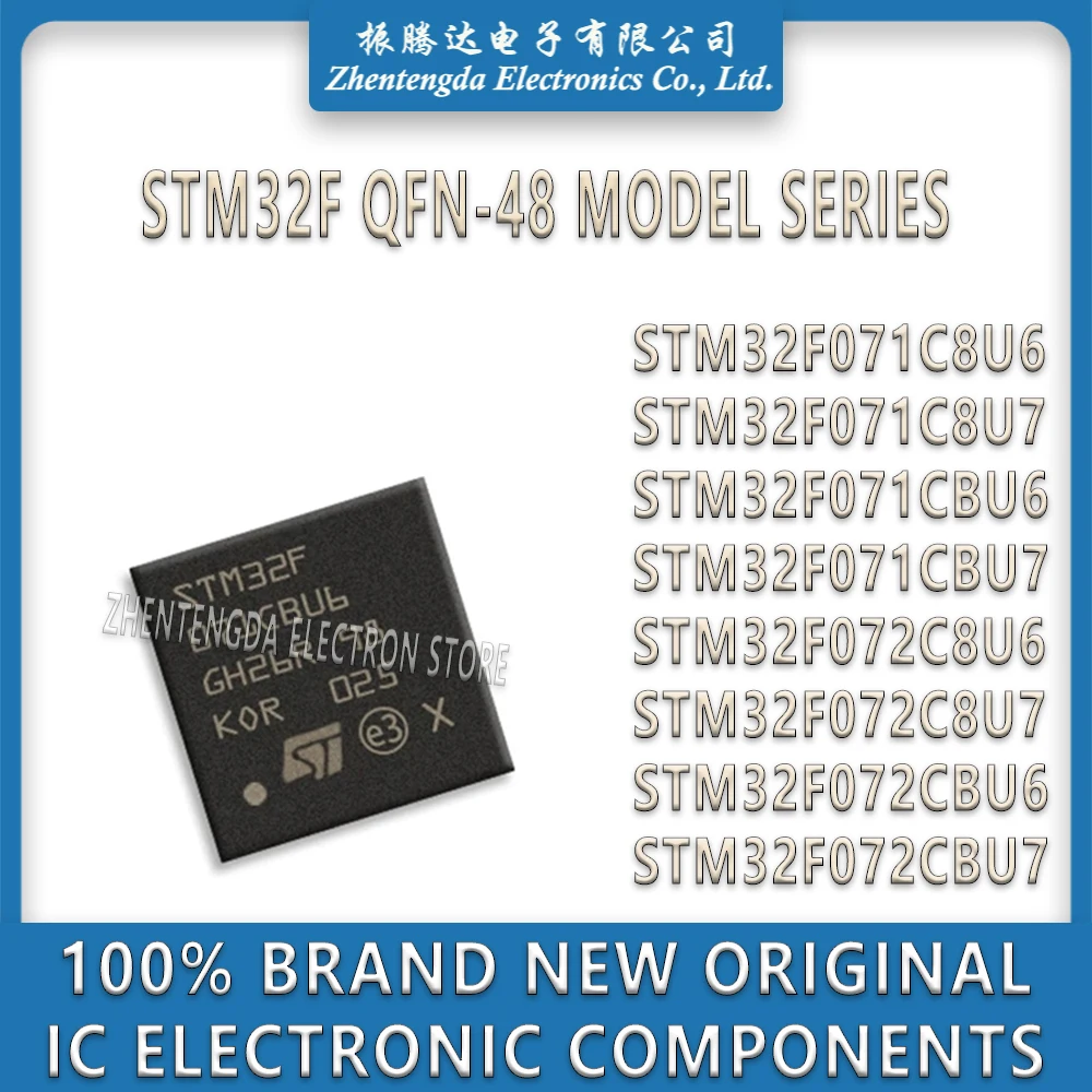 STM32F071C8U6 STM32F071C8U7 STM32F071CBU6 STM32F071CBU7 STM32F072C8U6 STM32F072C8U7 STM32F072CBU6 STM32F072CBU7 STM32F071