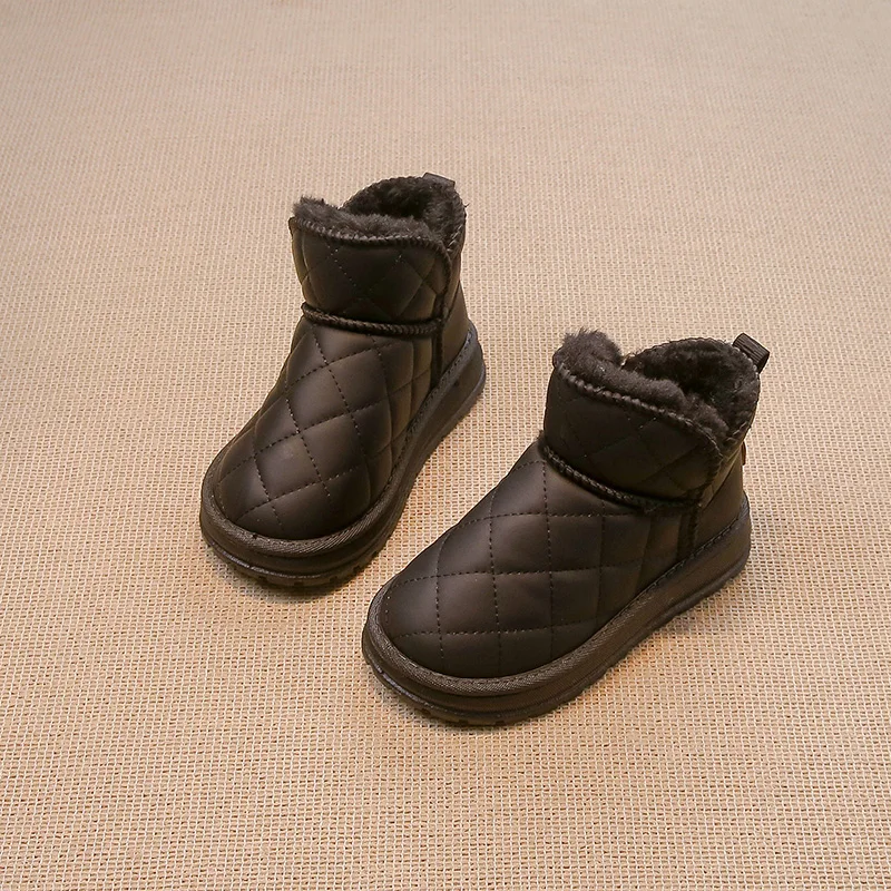 Warm Cotton Kids Ankle Boots for Autumn Winter