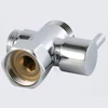 Diverter 3-Way T-Adapter Diverter Valve Polished Chrome Faucet Shower Head Arm Switch Adapter Replacement Bathroom Accessories 5